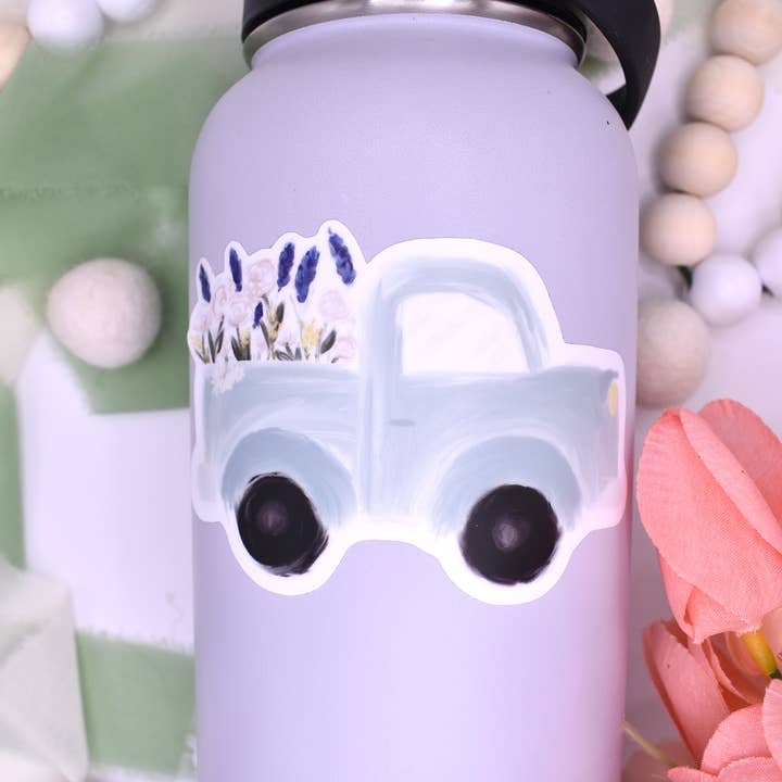 Sammy Jean Artist - Wholesale Sticker - Spring Truck Sticker, 4x2.48in4