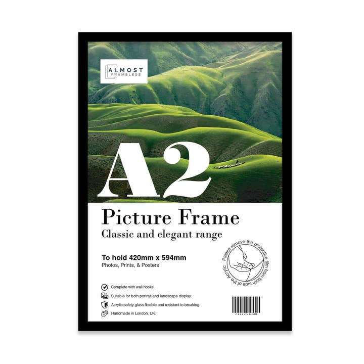 Black A2 Picture Frame for wholesale by WholesaleFrames.co.uk
