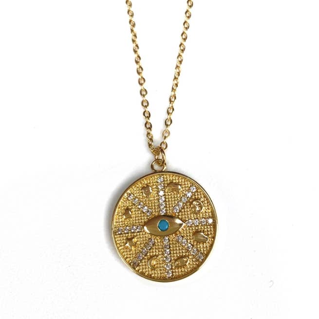Free Spirit Evil Eye Necklace for wholesale by milly rose designs