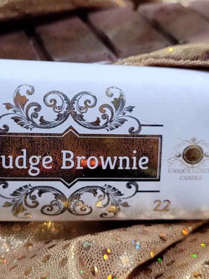 Brownie dulce de azúcar para venta al por mayor de Unique luxury candle bar