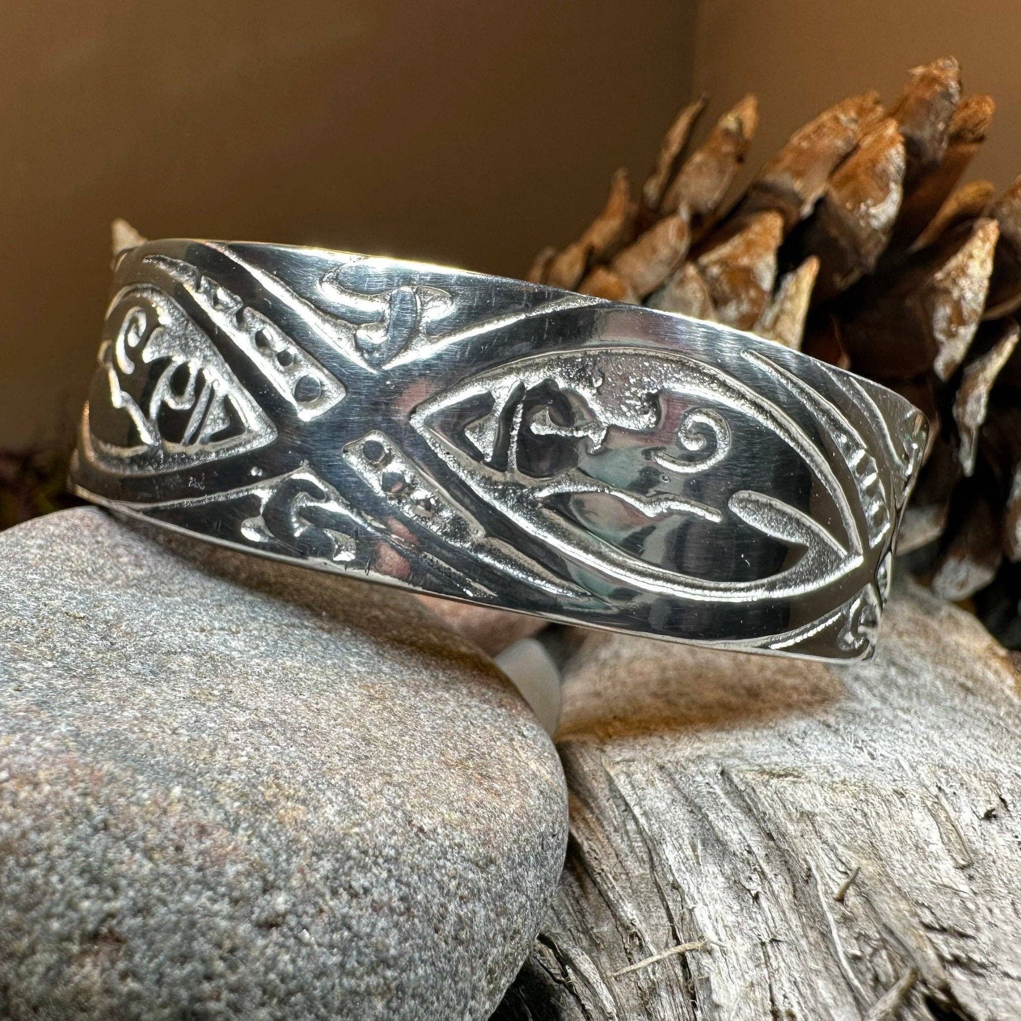 Celtic Crystal Designs Jewelry & Gifts - Wholesale Cuff Bracelet - Orna Celtic Forest Cuff Bracelet7