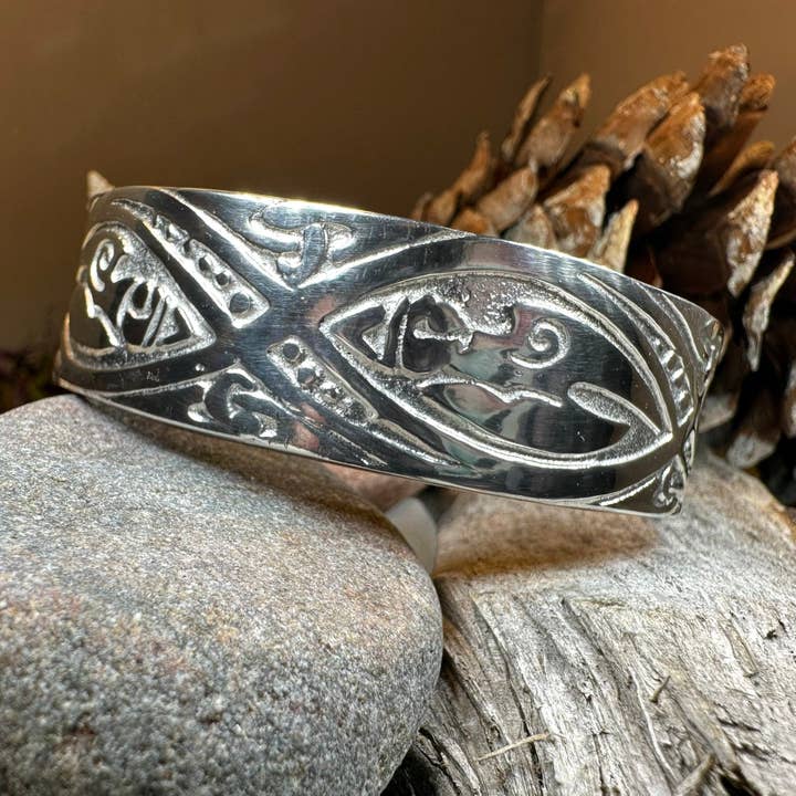 Celtic Crystal Designs Jewelry & Gifts - Wholesale Cuff Bracelet - Orna Celtic Forest Cuff Bracelet7