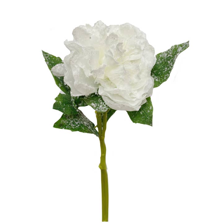 Angel Isabella - Wholesale Artificial flowers - Artificial Snow Peony – Elegant Winter Holiday Decoration1