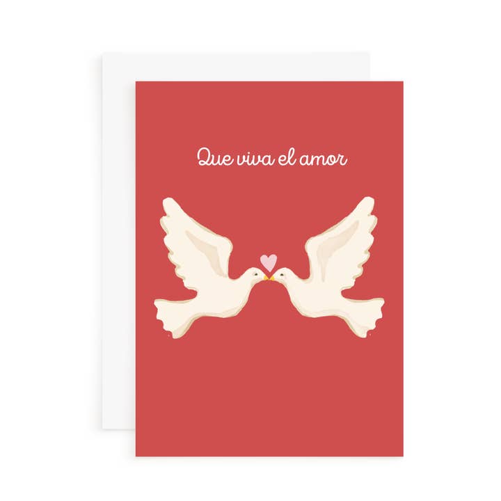 Viva Amor Card for wholesale by Things in Spanish
