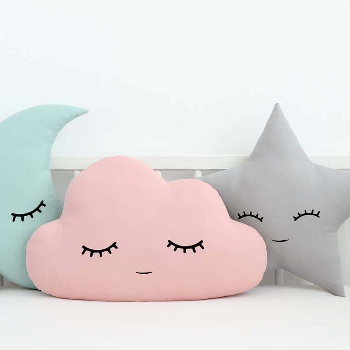 Set de 3 cojines en forma de nube, luna y estrella para venta al por mayor de ProstoConcept