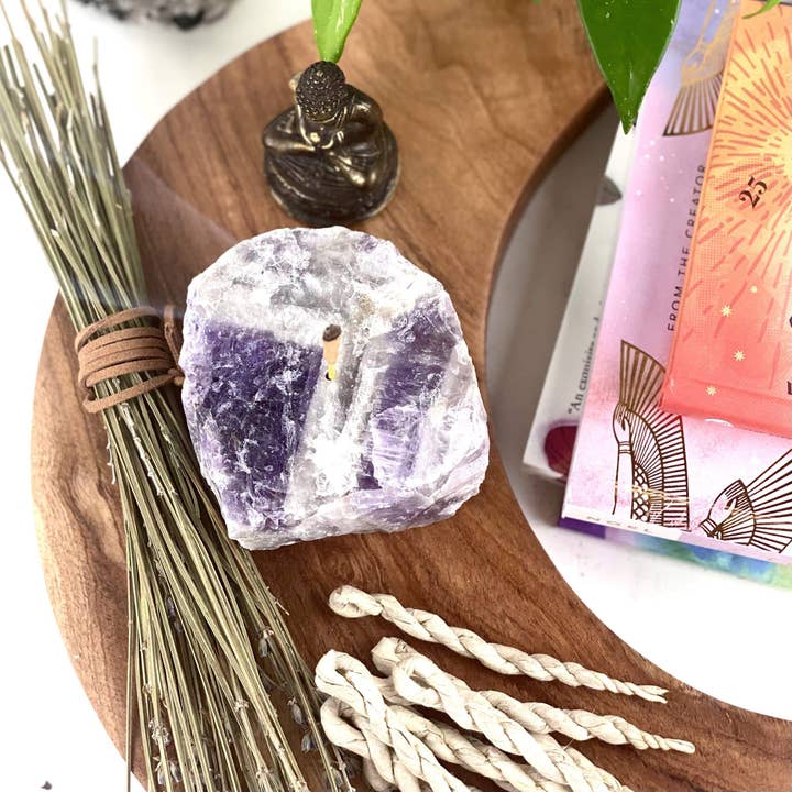 Rock Paradise - Wholesale Incense Holder - Rough Stone Crystal Incense Burner - Incense Holder