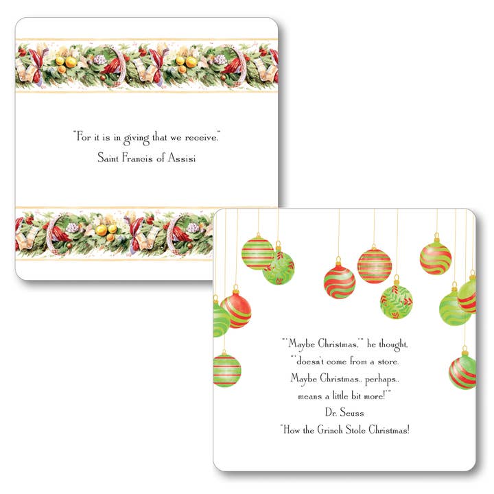 Maison de Papier - Wholesale Advent Calendar - VCO0001999 Christmas Quote Set 5.5" 10