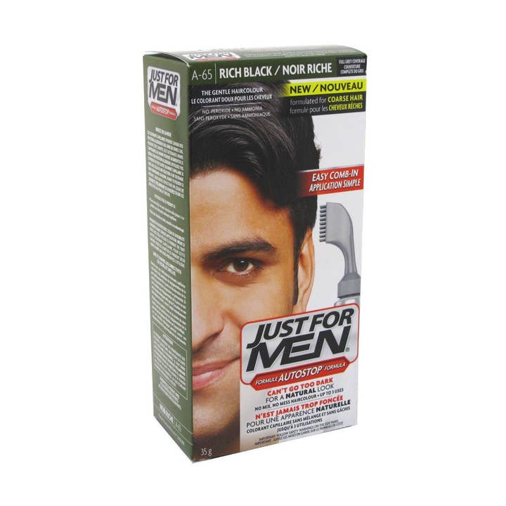 KT Supply - Wholesale Hair Dye - Just For Men Autostop Foolproof Haircolor, Rich Black, A 650