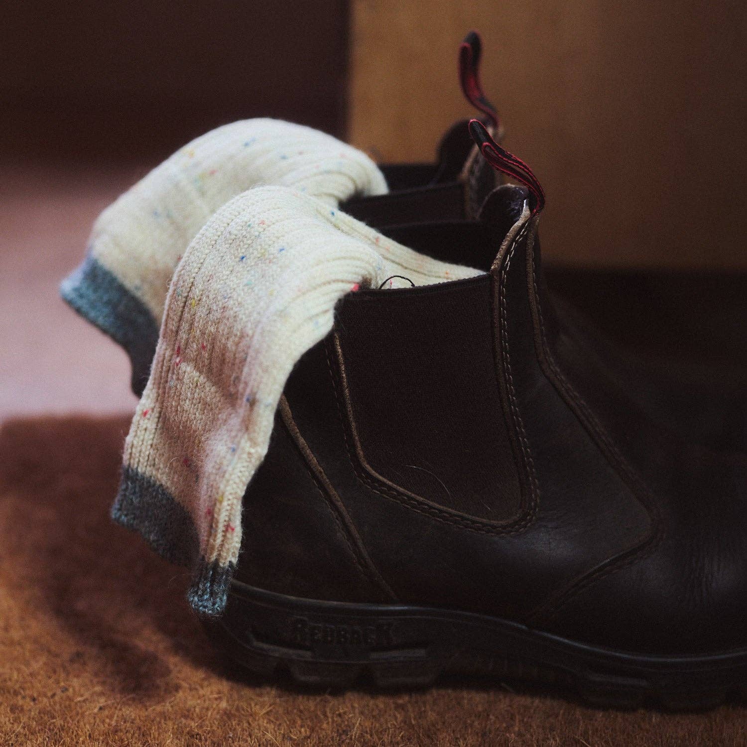 rainbow nepp pennine wool sock for wholesale on Faire2