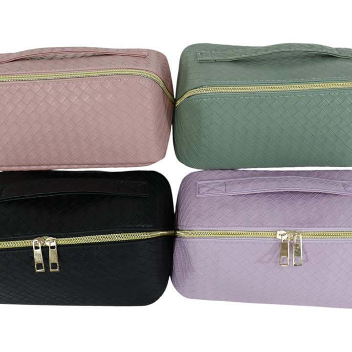 ASSORTED Makeup Pouch Travel Bag JB5526-2. (12PC) for wholesale on Faire10
