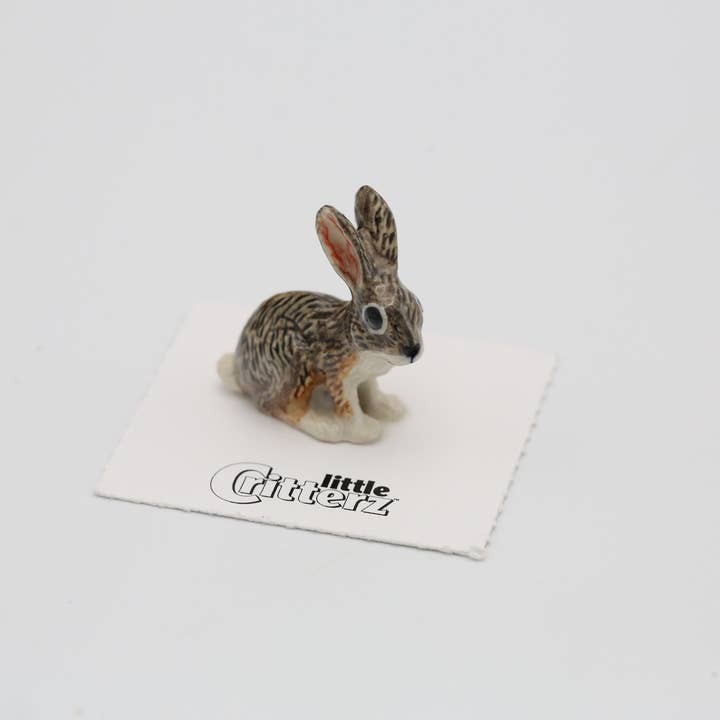 Little Critterz - Wholesale Decorative Figurine - Bounder Jackrabbit Porcelain Miniature1