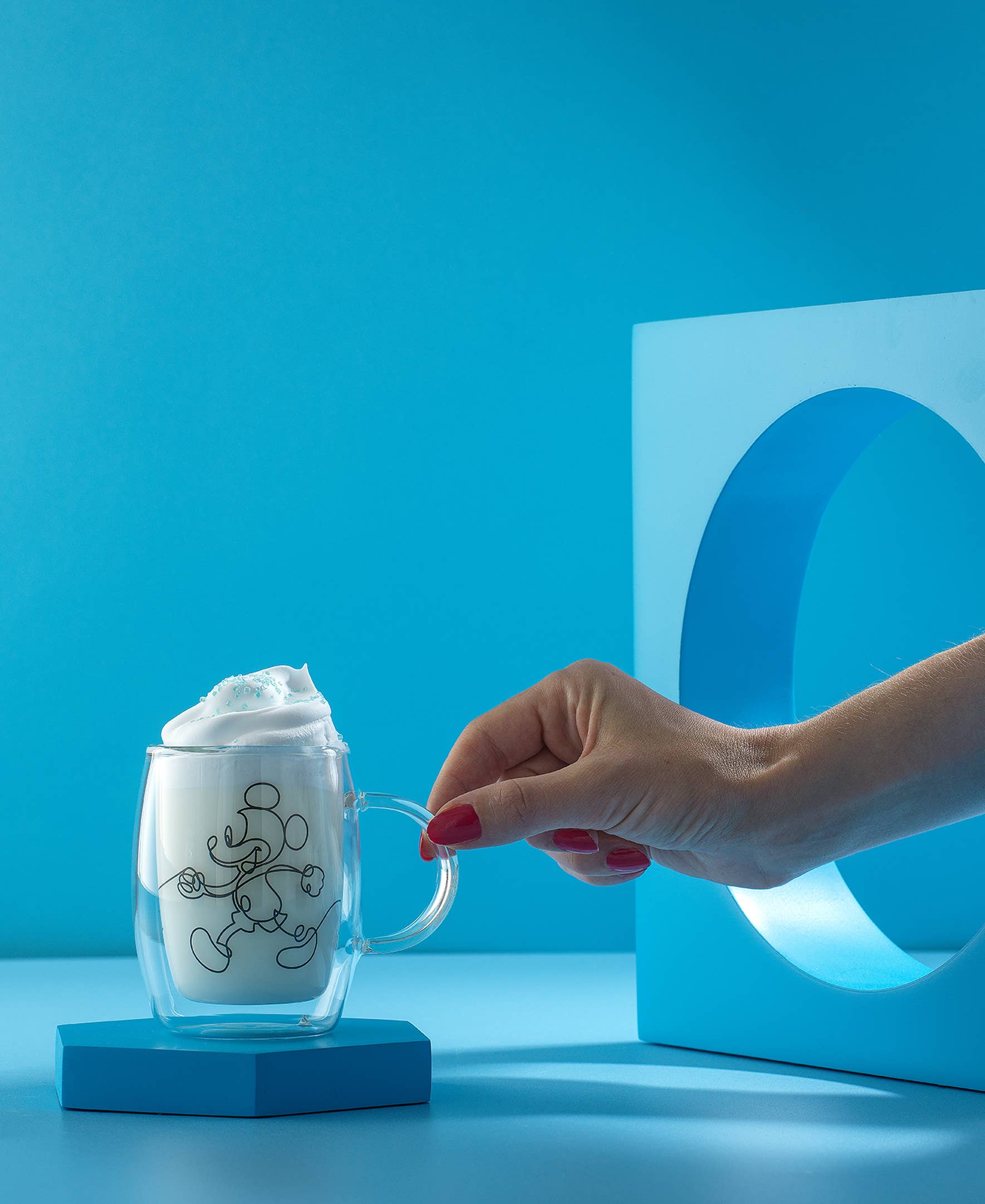 JoyJolt – wholesale Kaffekoppar – Disney Mickey och Pluto kaffemuggar med dubbla väggar - Set med 27