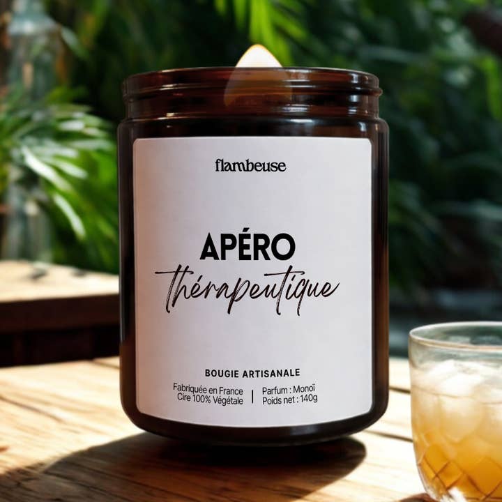 Vela perfumada "Aperitivo terapêutico" por atacado de Flambeuse