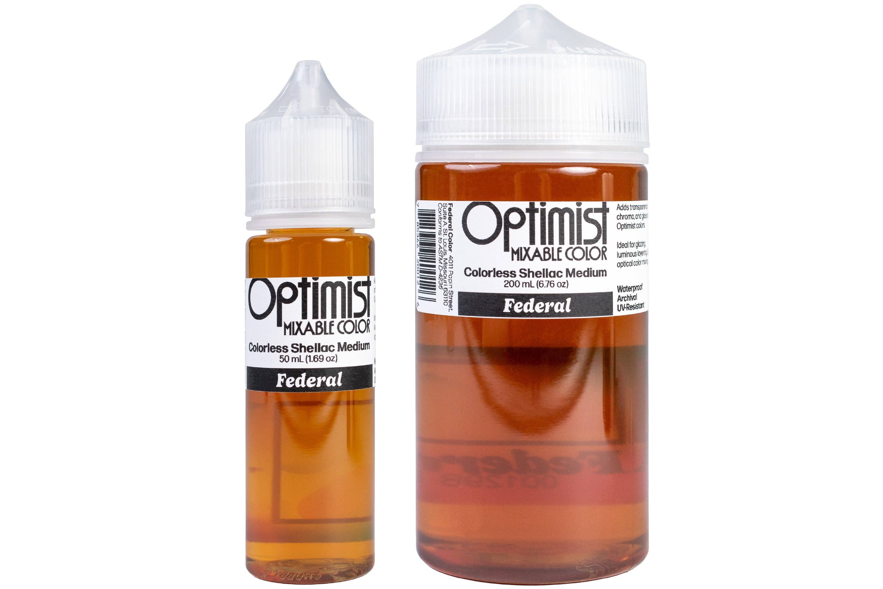 Federal Color - Wholesale Writing Ink - Optimist Colorless Shellac Medium