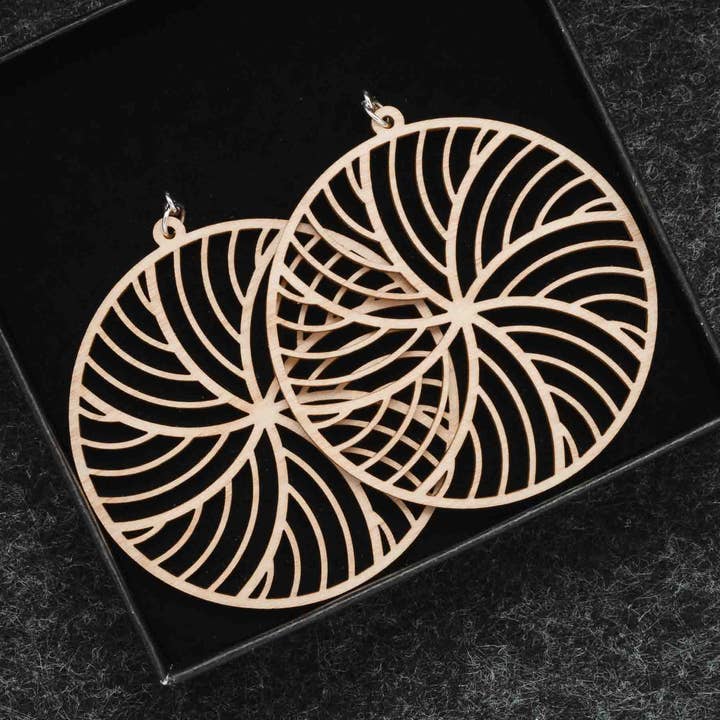 Træøreringe - Kide for engroshandel hos HAVU THE WOODEN WATCH