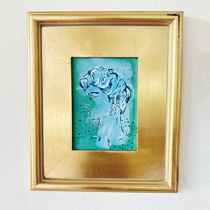 Green Barn Studio - Wholesale Picture Frame - ADD ON TO ORDERS- Framing Upgrade- Distressed Gold Frame3