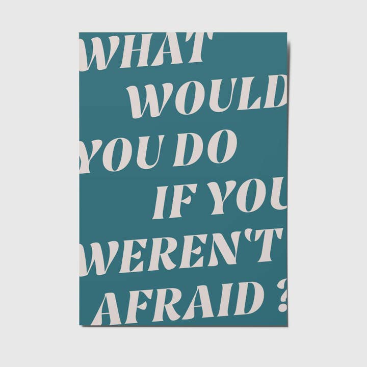 What would you do - A6 Postcard for wholesale by studio mirabella