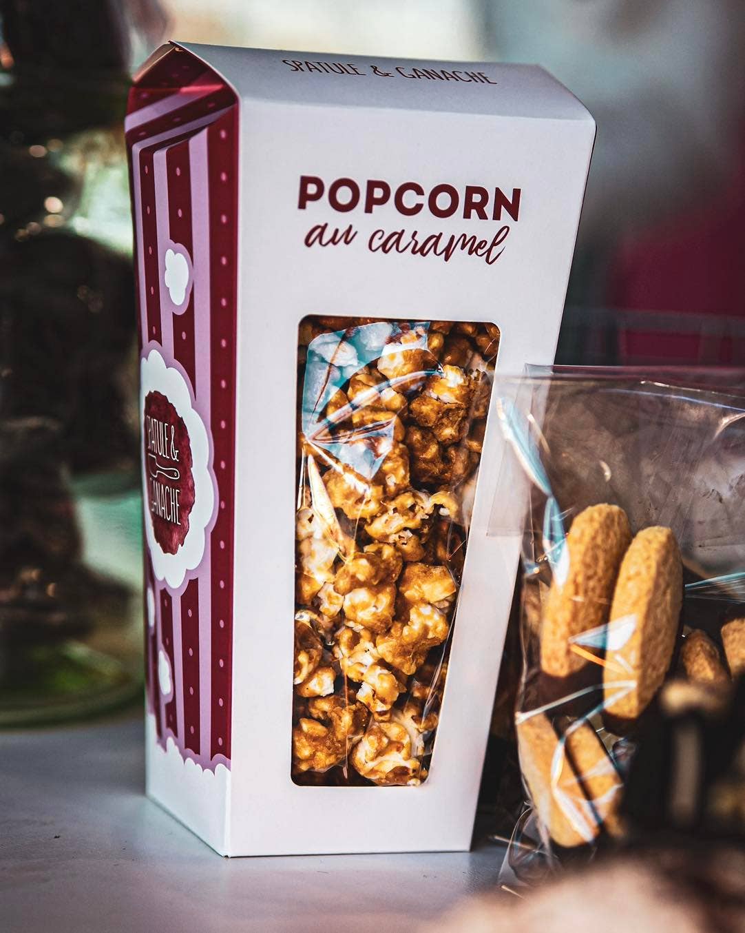 Spatule & Ganache – wholesale Popcorn – Popcorn Karamell från Morel 200g0