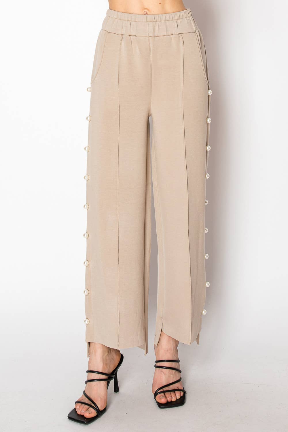 Joh Apparel – Großhandel Hose – Damen – Farrah French Scuba Pearl Lange Hose33