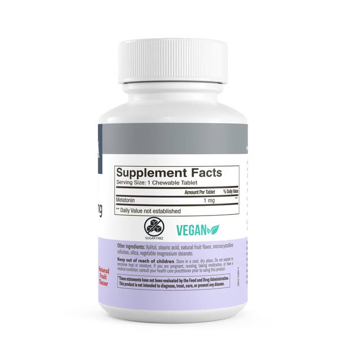 Freeda - Wholesale Oral Supplement/Vitamin - Melatonin Sugar-Free Chewable 1 mg