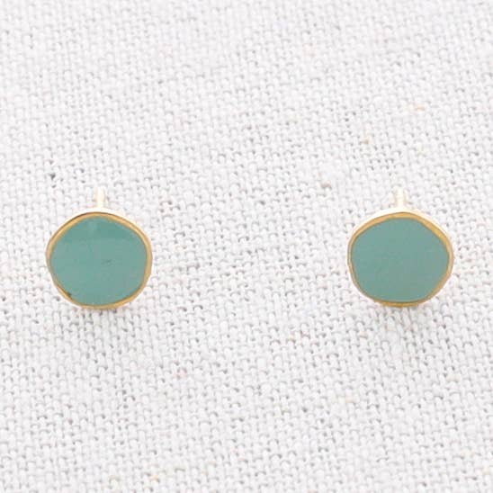 Pressure Steel Enamel Earrings for wholesale by Sonata