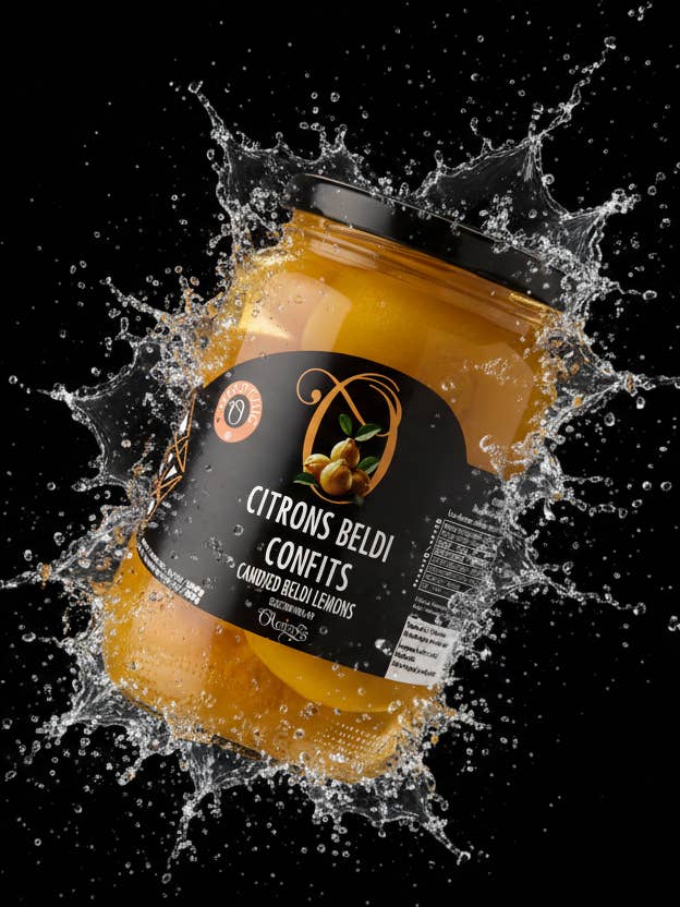 Eingelegte Beldi‑Zitronen, zubereitet Oleisys® für den Großhandel von Oleisys