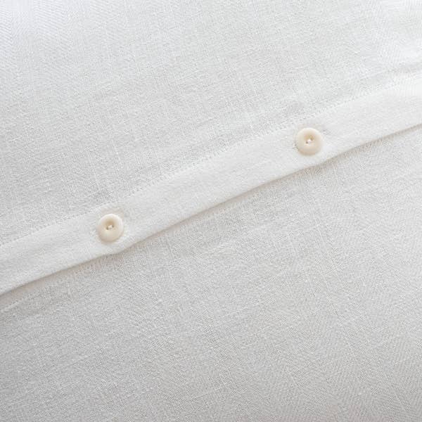 LinenMe - Wholesale Throw Pillow Cover - Linen Cushion Cover Off White Lara3