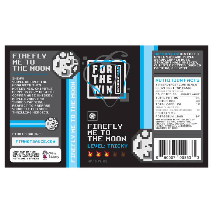 FTW Hot Sauce - Wholesale Hot Sauce - Firefly Me To The Moon Chipotle Maple Whiskey Hot Sauce3