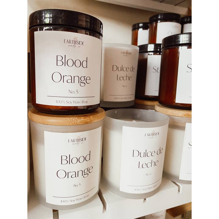 the earthside co - Wholesale Jar/Filled Candle - Blood Orange