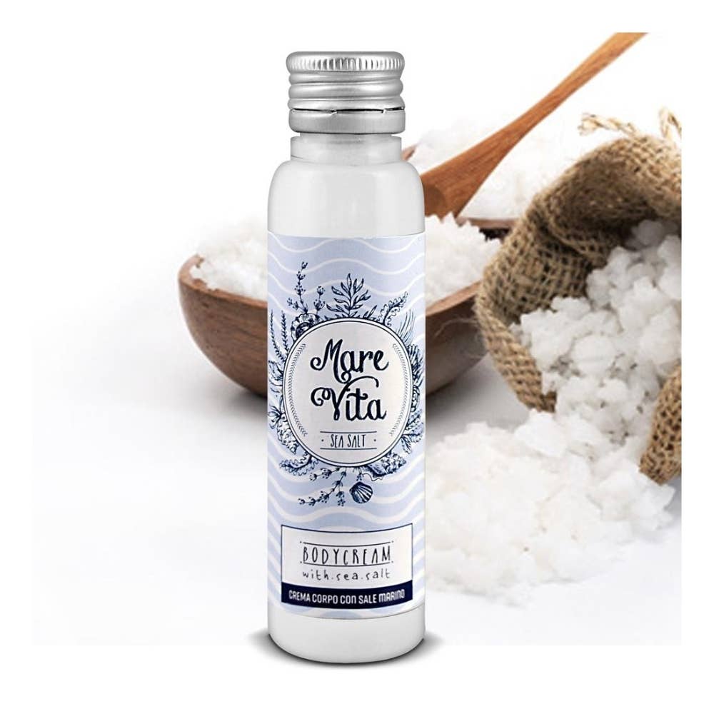 Flexi Amenities - Wholesale Shampoo puck/solid shampoo - Hotel Amenities Marevita Courtesy Set with Sea Salt2