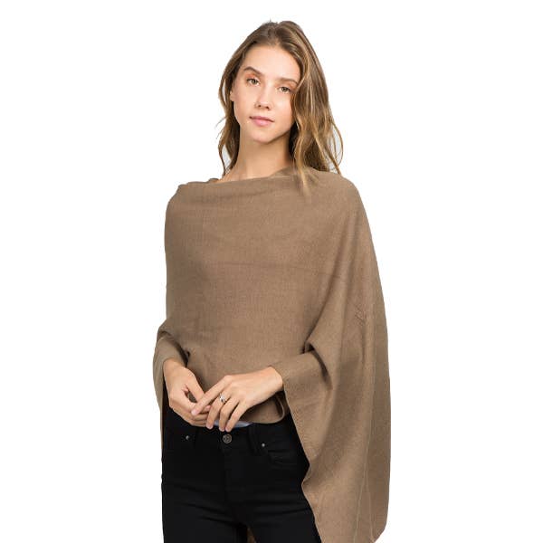 The Magic Scarf Company - Vendita all'ingrosso Poncho - Donna - Poncho effetto cashmere32