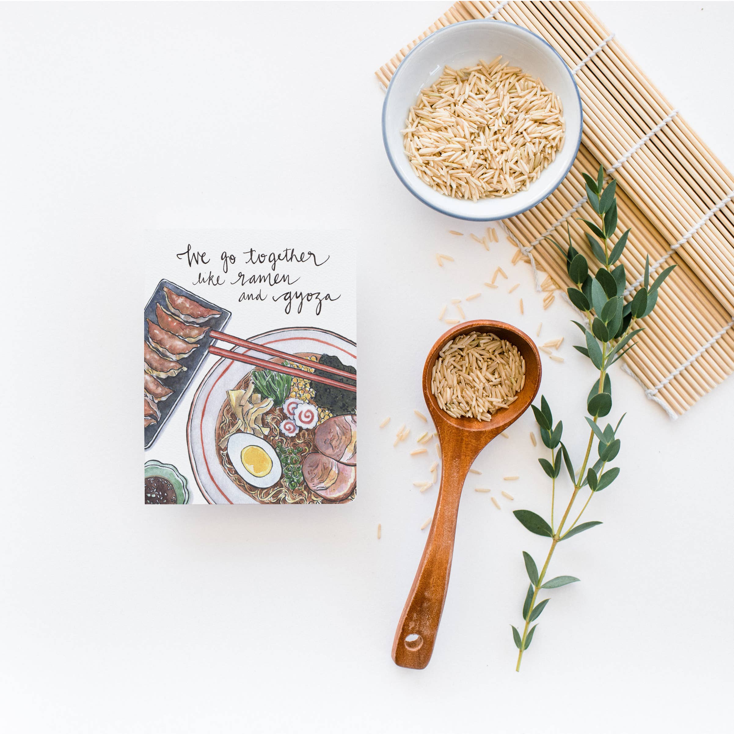 Gotamago - Wholesale Love Card - Ramen & Gyoza Card2