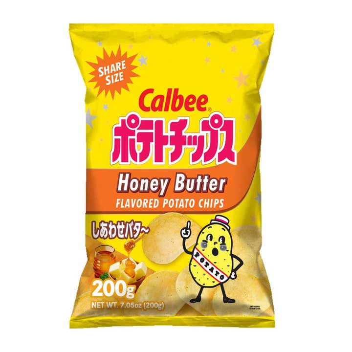 L&F Universal Goods - Wholesale Chips - Calbee Japanese Potato Chips Honey Butter 12/7.05OZ