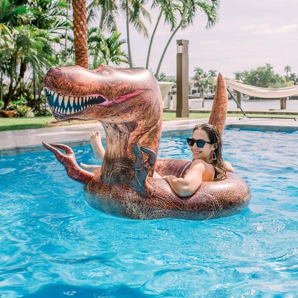 PoolCandy - Wholesale Inflatables - T-Rex Inflatable Pool Tube Jumbo3
