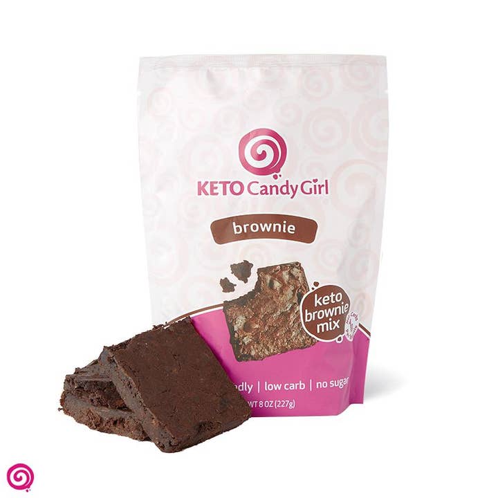Keto Double Fudge Brownie Mix for wholesale by Keto Candy Girl