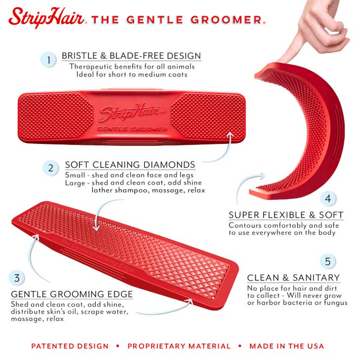 Betty's Best - Wholesale Pet Grooming Aid - Dog - StripHair Gentle Groomer Sensitive for Pets