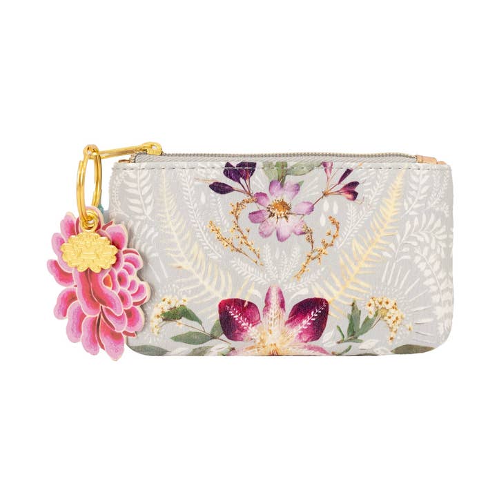 Porte-monnaie en dentelle d'orchidée pour la vente par PAPAYA