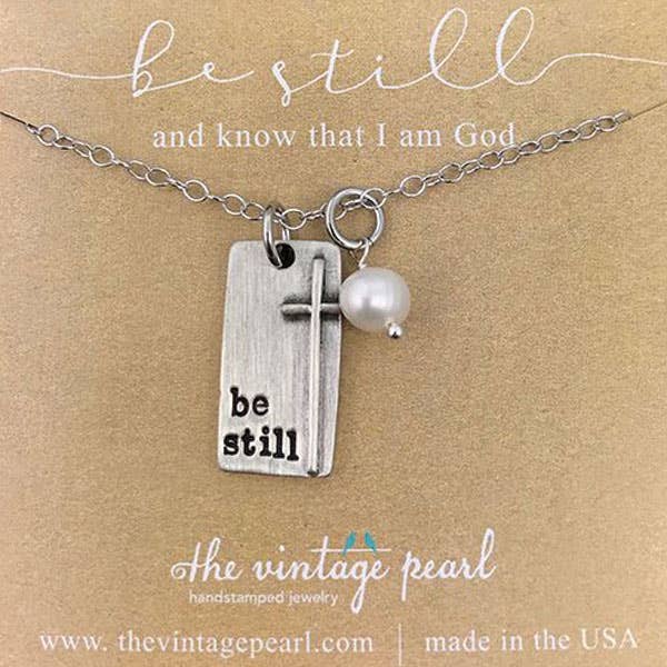 Sei immer noch Halskette für den Großhandel von The Vintage Pearl