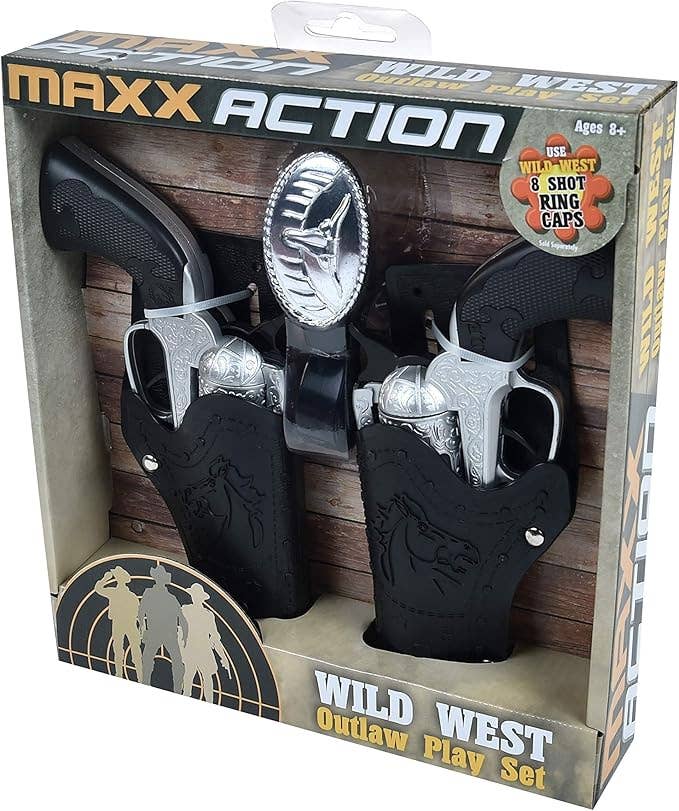 Variety Distributors - Wholesale Toy Set - Kids - Maxx Action Western Series Cap Blasters Playset3