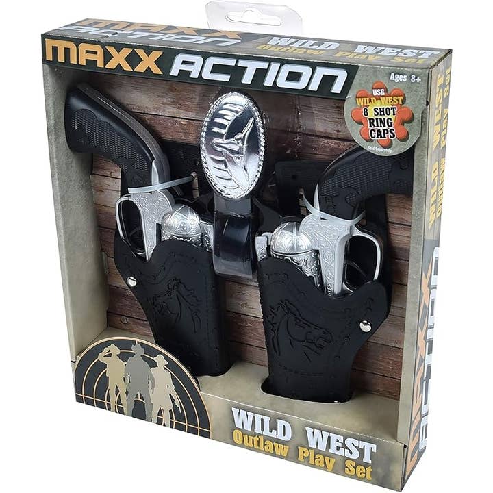 Variety Distributors - Wholesale Toy Set - Kids - Maxx Action Western Series Cap Blasters Playset3