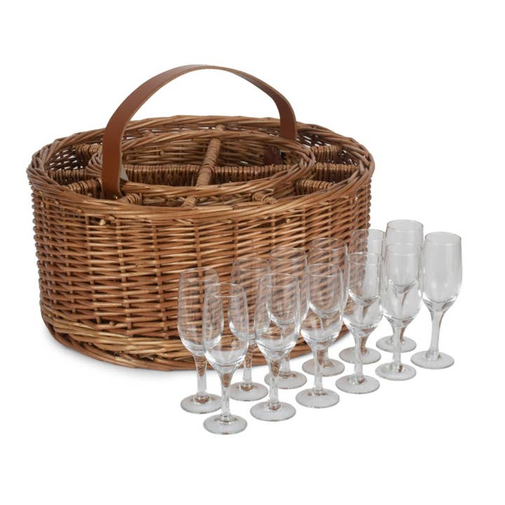 Wicker Light Dampet Havefestkurv for engroshandel hos Red Hamper