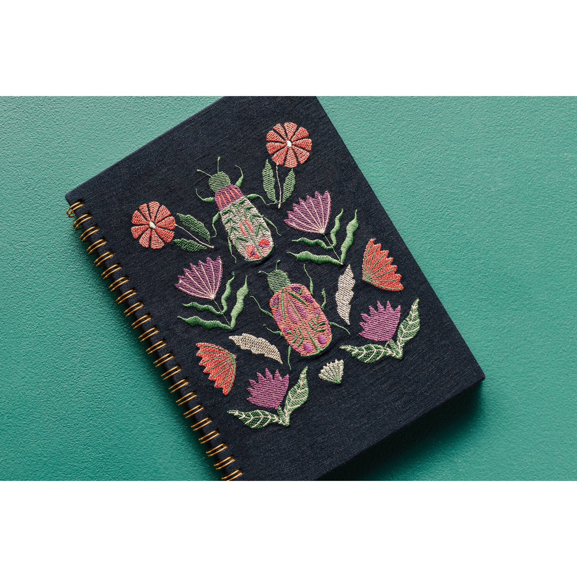 Danica Brands - Wholesale Notebook - Amulet Ring Bound Embroidered Notebook1