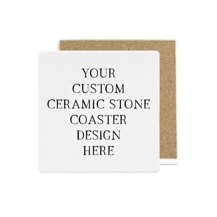 Fox Burrow Designs - Venta al por mayor Posavasos - Posavasos de piedra cerámica personalizados