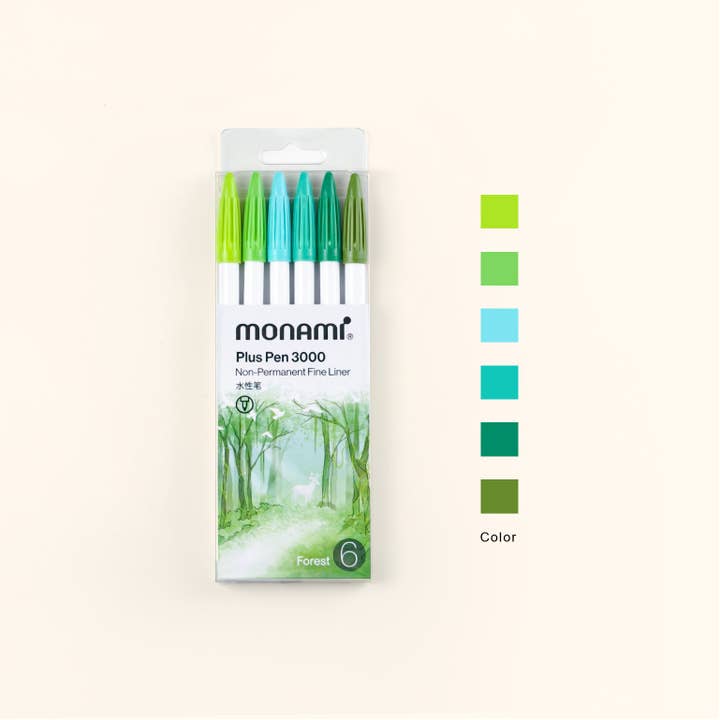 LULUFUNSTUDIO - Wholesale Pen - Monami | Plus Pen 3000 Pen Set | 0.4mm Fine Journal Pen11