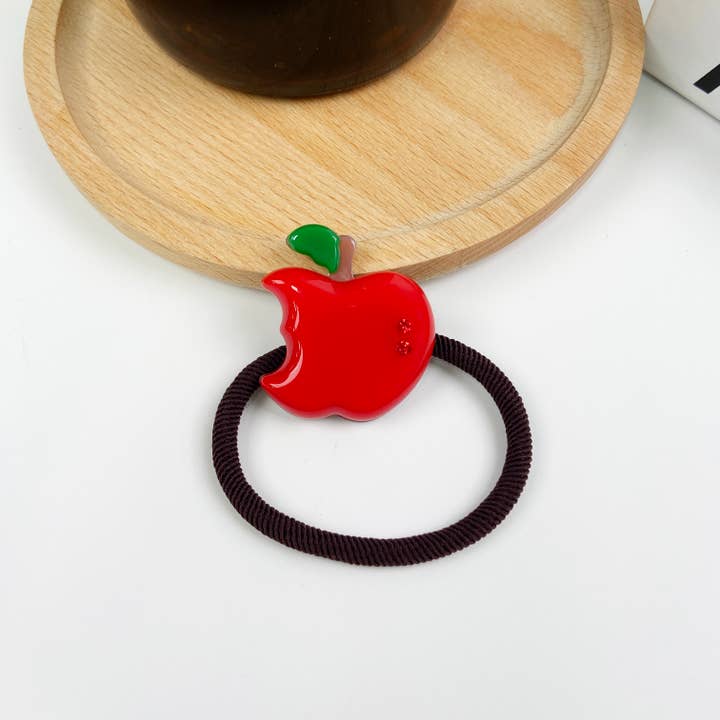 TheDivaSoap - Wholesale Hair Tie - Fruit Acetate Hair Tie Apple Strawberry Hair Ties
