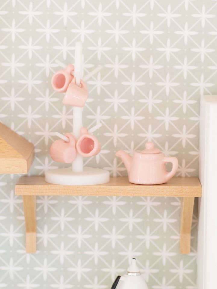 Tea Set | Various Colors for wholesale by Macy Mae Dollhouse Designs