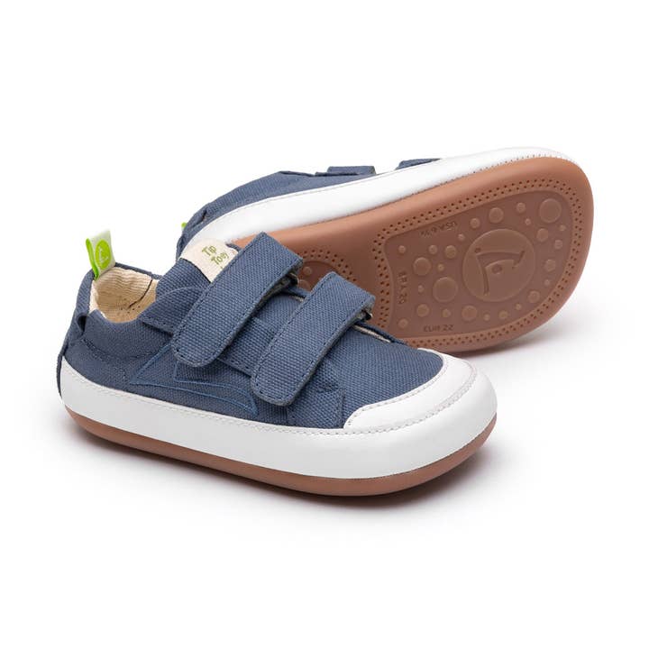 Tip Toey Joey - Wholesale Lifestyle trainers – Kids - BOSSY GREEN Barefoot Sneakers (AZUL KLEIN)0