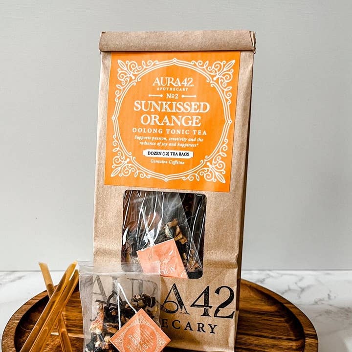 No. 2 - Oolong Tonic Tea | Sunkissed Orange - Dozen for wholesale by Aura42® Apothecary
