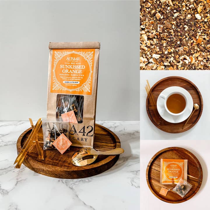 No. 2 - Oolong Tonic Tea | Sunkissed Orange - Dozen for wholesale by Aura42® Apothecary
