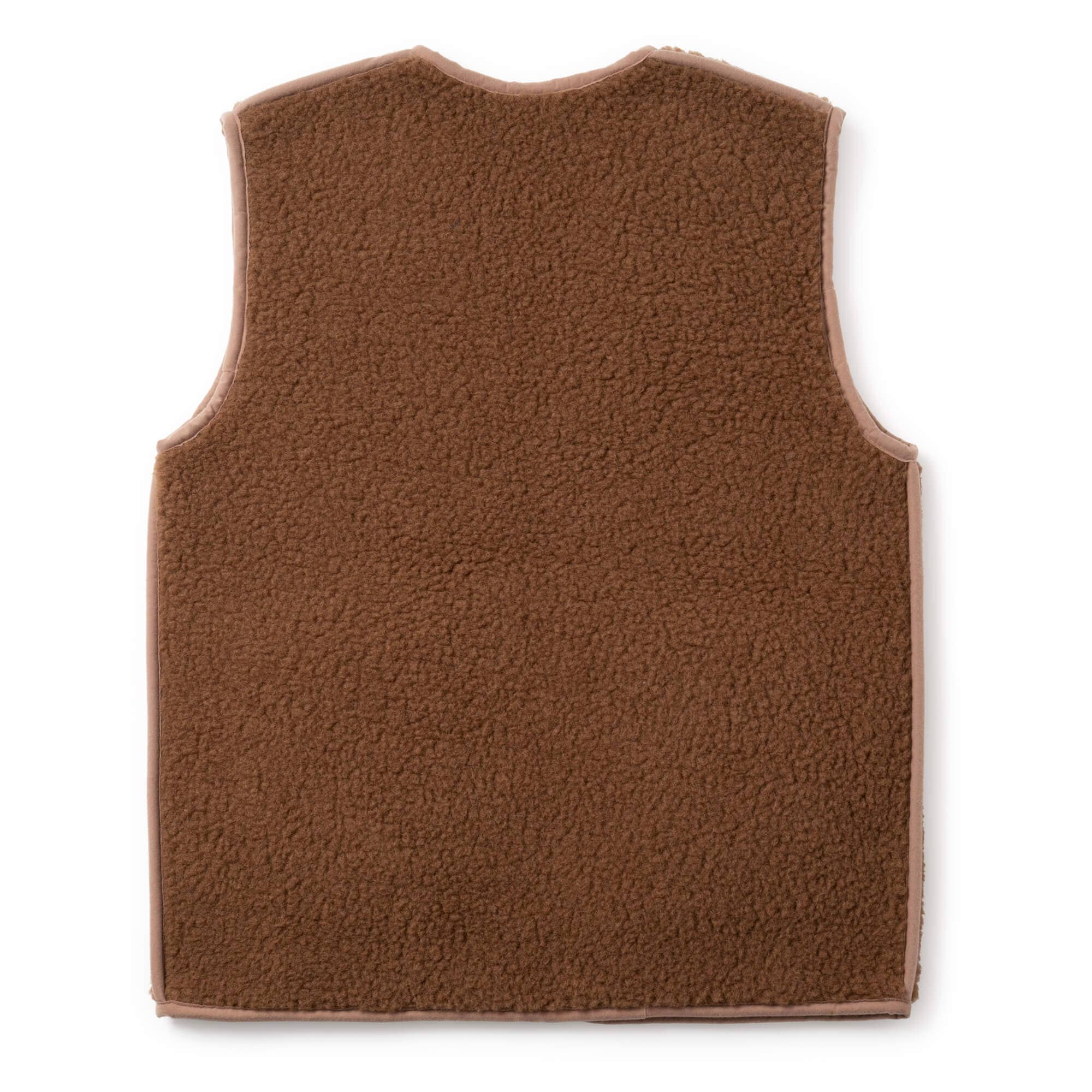 Schaapmaatje - Wholesale Outerwear Vest - Kids - Dark brown bodywarmer with zipper4